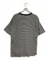 nonnative (ノンネイティブ) CLERK S/S TEE C/L PIQUE BORDER ホワイト×ブラック サイズ:1：6000円