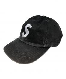 SUPREME（シュプリーム）の古着「Pigment Coated S Logo 6-Panel/キャップ」｜ブラック