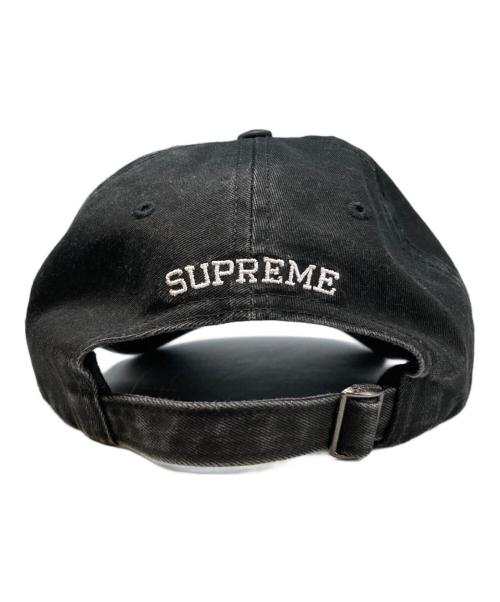 SUPREME（シュプリーム）Supreme (シュプリーム) Pigment Coated S Logo 6-Panel/キャップ ブラックの古着・服飾アイテム
