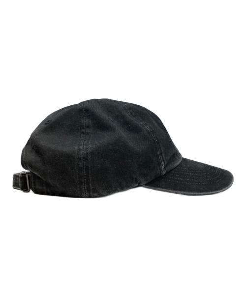 SUPREME（シュプリーム）Supreme (シュプリーム) Pigment Coated S Logo 6-Panel/キャップ ブラックの古着・服飾アイテム