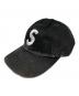 Supreme（シュプリーム）の古着「Pigment Coated S Logo 6-Panel/キャップ」｜ブラック