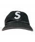 Supreme (シュプリーム) Pigment Coated S Logo 6-Panel/キャップ ブラック：13000円