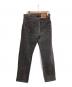 LEVI'S (リーバイス) 後染め550 ブラックデニムパンツ グレー サイズ:W30：8000円