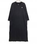 THE NORTH FACEザ ノース フェイス）の古着「カットソーワンピース」｜ブラック