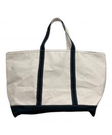 L.L.Bean（エルエルビーン）の古着「BOAT AND TOTE キャンバストートバッグ」｜アイボリー
