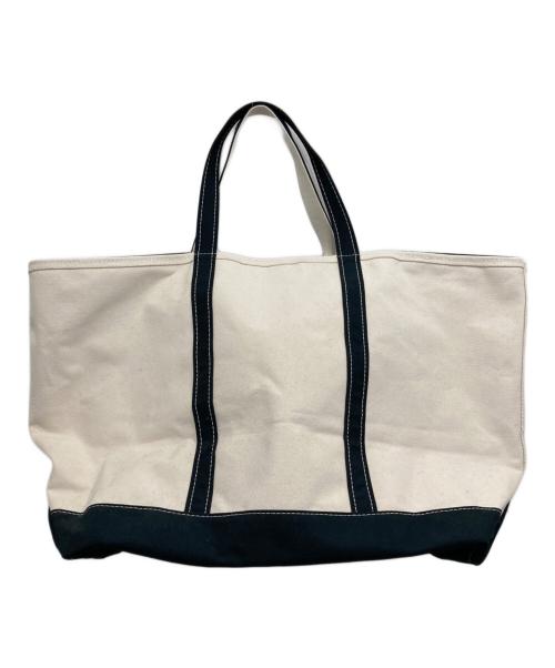 L.L.Bean（エルエルビーン）L.L.Bean (エルエルビーン) BOAT AND TOTE キャンバストートバッグ アイボリーの古着・服飾アイテム