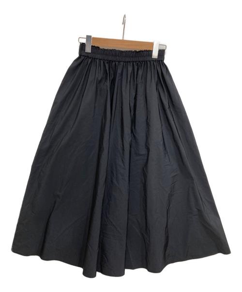 CLOTH&CROSS（クロスアンドクロス）CLOTH&CROSS (クロスアンドクロス) ロングフレアスカート ブラック サイズ:1の古着・服飾アイテム