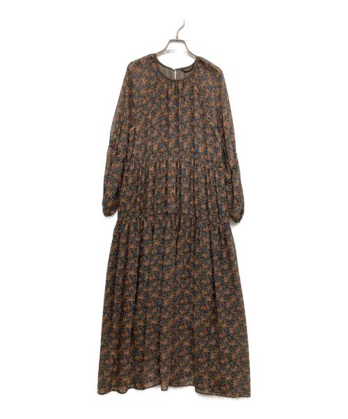 Hug O'War（ハグオーワー）Hug O'War (ハグオーワー) 総柄ワンピース グレー サイズ:２の古着・服飾アイテム