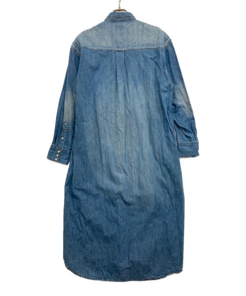 CLOTH&CROSS（クロスアンドクロス）CLOTH&CROSS (クロスアンドクロス) デニムシャツワンピース ブルー サイズ:2の古着・服飾アイテム