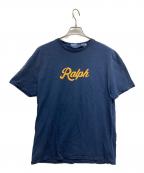 POLO RALPH LAURENポロ・ラルフローレン）の古着「ロゴプリントTシャツ」｜ネイビー