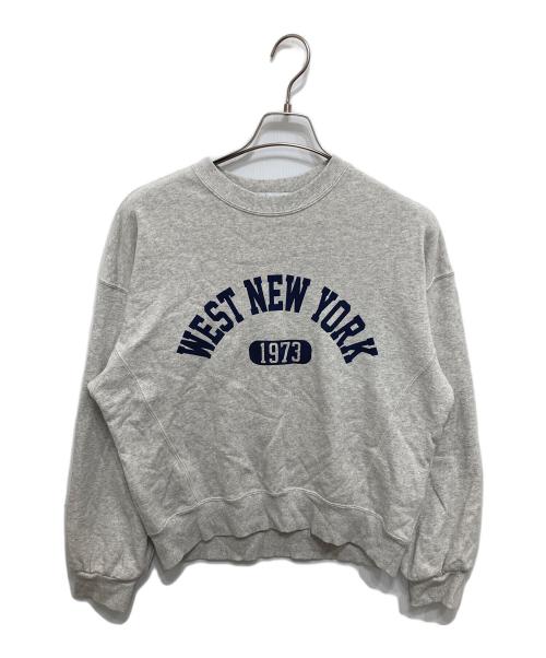 JOURNAL STANDARD relume（ジャーナルスタンダード レリューム）JOURNAL STANDARD relume (ジャーナルスタンダード レリューム) ヴィンテージライクカレッジロゴスウェット グレー サイズ:FREEの古着・服飾アイテム