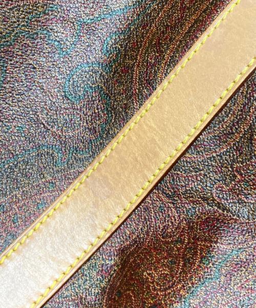 ETRO（エトロ）ETRO (エトロ) ペイズリー柄ボストンバッグ ブラウンの古着・服飾アイテム