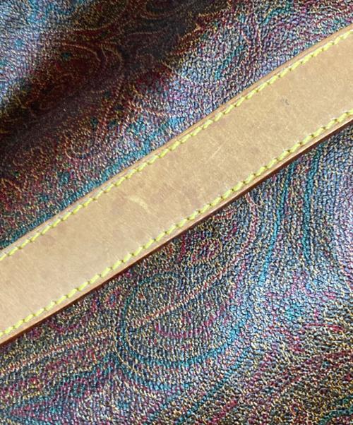 ETRO（エトロ）ETRO (エトロ) ペイズリー柄ボストンバッグ ブラウンの古着・服飾アイテム