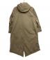 CLOTH&CROSS (クロスアンドクロス) フーデッドモッズコート カーキ サイズ:表記なし：20000円