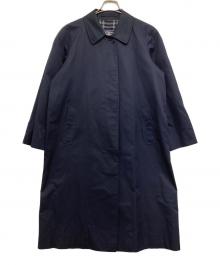 Burberry's（バーバリーズ）の古着「80’s裏ノヴァチェックステンカラーコート」｜ネイビー