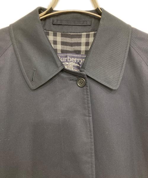 Burberry's（バーバリーズ）Burberry's (バーバリーズ) 80’s裏ノヴァチェックステンカラーコート ネイビー サイズ:不明の古着・服飾アイテム