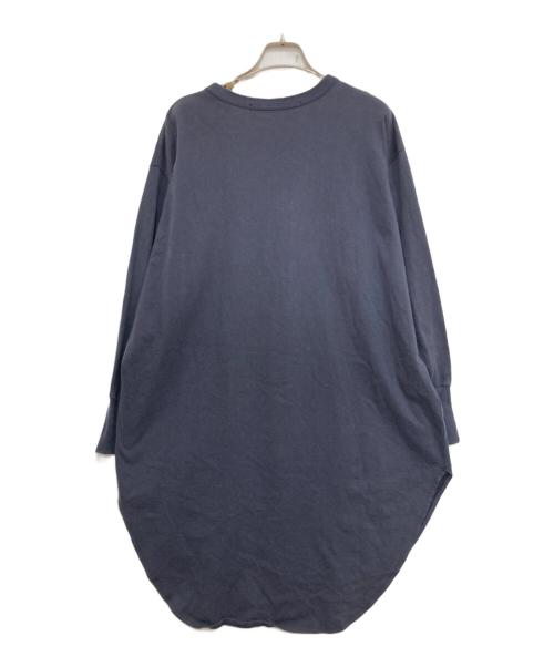 CLOTH&CROSS（クロスアンドクロス）CLOTH&CROSS (クロスアンドクロス) ロングレングスT-sh グレー サイズ:Fの古着・服飾アイテム