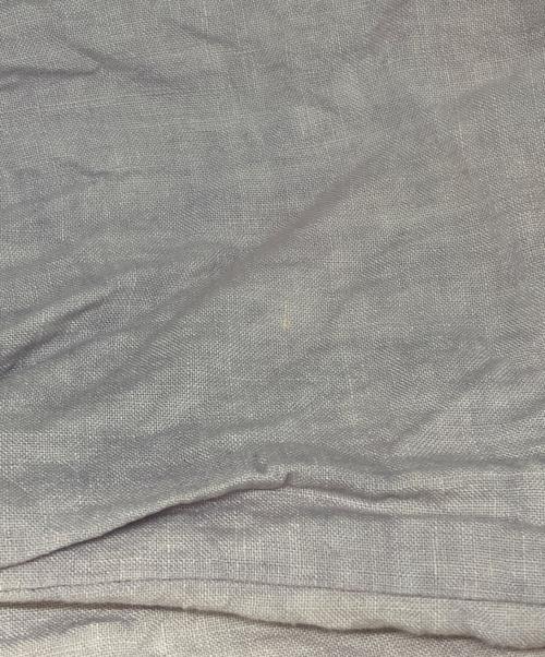 CLOTH&CROSS（クロスアンドクロス）CLOTH&CROSS (クロスアンドクロス) 両Vネックリネンワンピース ラベンダー サイズ:FREEの古着・服飾アイテム