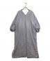 CLOTH&CROSS（クロスアンドクロス）の古着「両Vネックリネンワンピース」｜ラベンダー