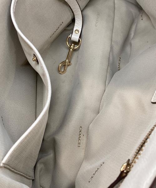 COACH（コーチ）COACH (コーチ) トートバッグ ホワイトの古着・服飾アイテム
