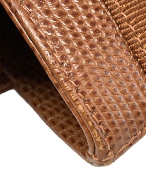 Salvatore Ferragamo（サルヴァトーレ フェラガモ）Salvatore Ferragamo (サルヴァトーレ フェラガモ) ヴァラリボンハンドバッグ ブラウンの古着・服飾アイテム