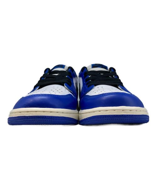 NIKE（ナイキ）NIKE (ナイキ) AIR JORDAN 1 RETRO LOW OG ホワイト×ブルー サイズ:27.5cmの古着・服飾アイテム