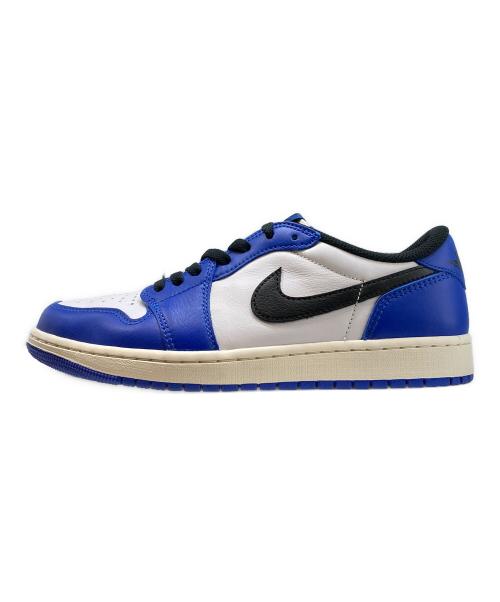 NIKE（ナイキ）NIKE (ナイキ) AIR JORDAN 1 RETRO LOW OG ホワイト×ブルー サイズ:27.5cmの古着・服飾アイテム