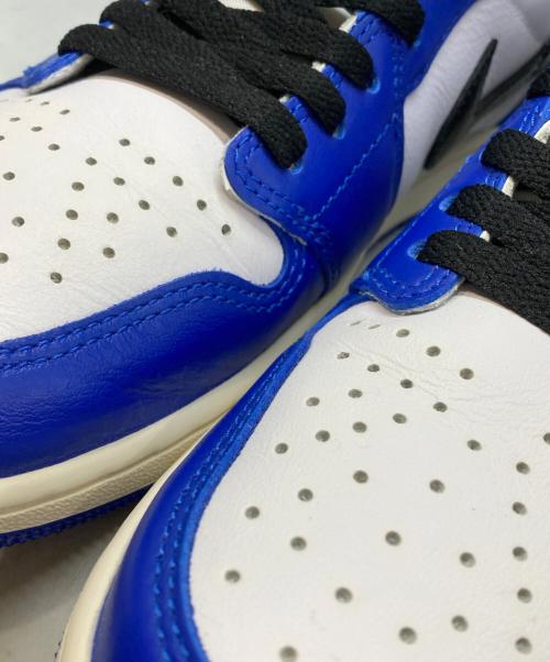 NIKE（ナイキ）NIKE (ナイキ) AIR JORDAN 1 RETRO LOW OG ホワイト×ブルー サイズ:27.5cmの古着・服飾アイテム