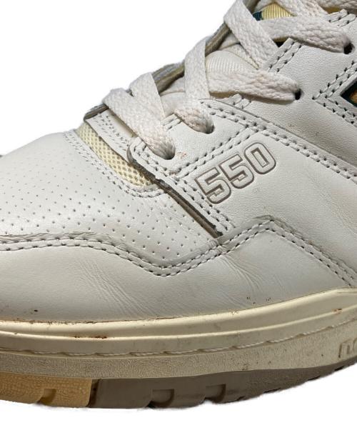 NEW BALANCE（ニューバランス）NEW BALANCE (ニューバランス) Aime Leon Dore (エメ レオン ドレ) P550 Yellow ホワイト サイズ:28cmの古着・服飾アイテム