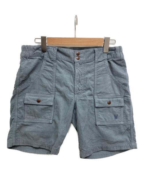 WORLD WORKERS（ワールドワーカーズ）WORLD WORKERS (ワールドワーカーズ) コーデュロイハーフパンツ グレー サイズ:Lの古着・服飾アイテム