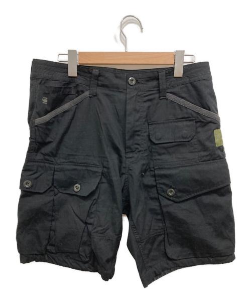 G-STAR RAW（ジースターロゥ）G-STAR RAW (ジースターロゥ) JUNGLE CARGO SHORT/ミリタリーハーフパンツ ブラック サイズ:32の古着・服飾アイテム