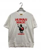 HUMAN MADEヒューマンメイド）の古着「Graphic T-Shirt/プリントTシャツ」｜ホワイト