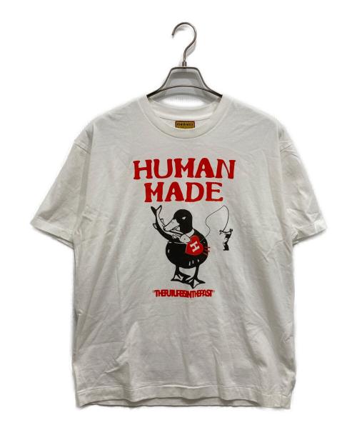 HUMAN MADE（ヒューマンメイド）HUMAN MADE (ヒューマンメイド) Graphic T-Shirt/プリントTシャツ ホワイト サイズ:Lの古着・服飾アイテム