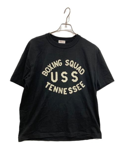 A.G.SPALDING（エージーシポルティング）A.G.SPALDING (エージーシポルティング) USS TENNESSEEプリントTシャツ ブラック サイズ:38の古着・服飾アイテム