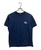 stussyステューシー）の古着「プリントTシャツ」｜ネイビー