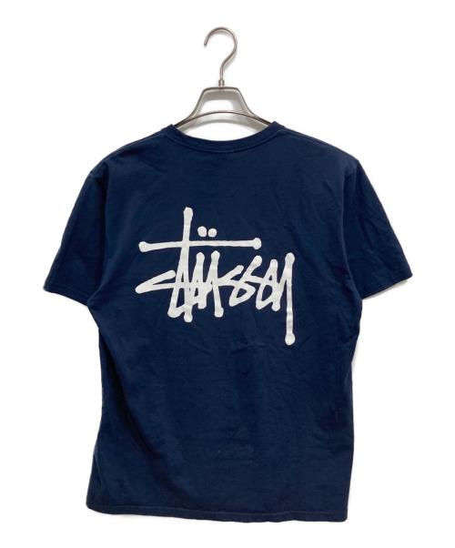 stussy（ステューシー）stussy (ステューシー) プリントTシャツ ネイビー サイズ:Mの古着・服飾アイテム
