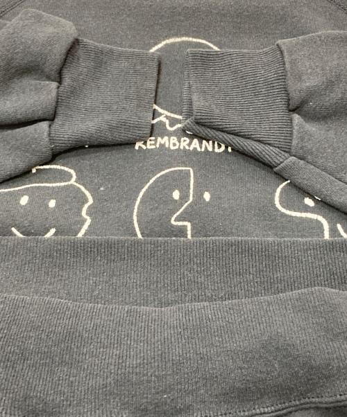 Hanes（ヘインズ）Hanes (ヘインズ) 90’sプリントスウェット ブラック サイズ:XLの古着・服飾アイテム