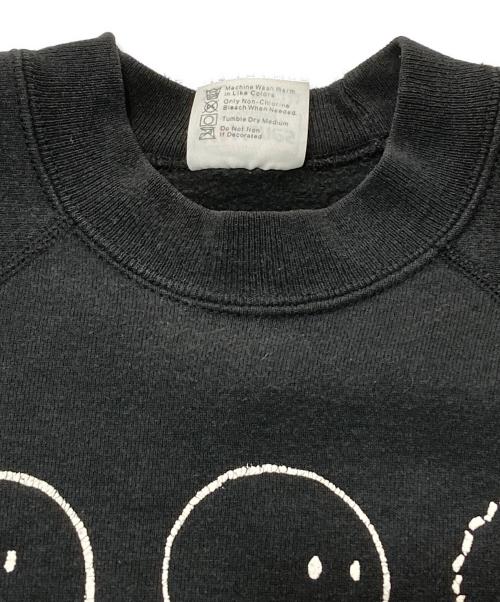 Hanes（ヘインズ）Hanes (ヘインズ) 90’sプリントスウェット ブラック サイズ:XLの古着・服飾アイテム
