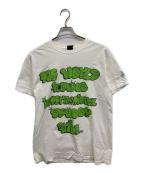 stussyステューシー）の古着「プリントTシャツ」｜ホワイト