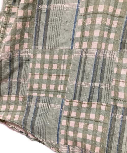 GOOUCH（グーチ）goouch (グーチ) シルク半袖シャツ グリーン サイズ:Mの古着・服飾アイテム