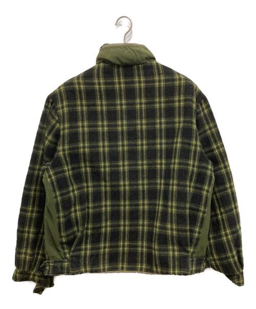 USED（ユーズド）USED (ユーズド) チェックジャケット ブラック サイズ:不明の古着・服飾アイテム