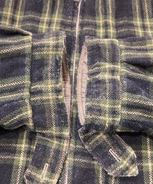USED（ユーズド）USED (ユーズド) チェックジャケット ブラック サイズ:不明の古着・服飾アイテム