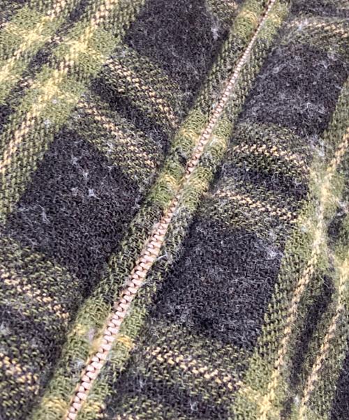 USED（ユーズド）USED (ユーズド) チェックジャケット ブラック サイズ:不明の古着・服飾アイテム