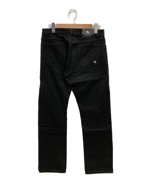 BURBERRY BLACK LABEL（バーバリーブラックレーベル）BURBERRY BLACK LABEL (バーバリーブラックレーベル) ノバチェック柄デニムパンツ ブラック サイズ:79の古着・服飾アイテム