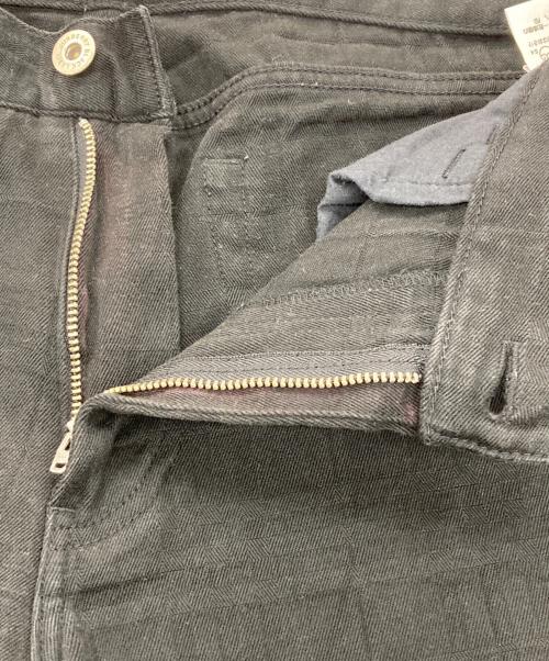 BURBERRY BLACK LABEL（バーバリーブラックレーベル）BURBERRY BLACK LABEL (バーバリーブラックレーベル) ノバチェック柄デニムパンツ ブラック サイズ:79の古着・服飾アイテム