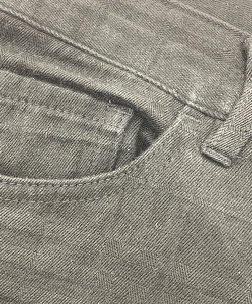 BURBERRY BLACK LABEL（バーバリーブラックレーベル）BURBERRY BLACK LABEL (バーバリーブラックレーベル) ノバチェック柄デニムパンツ ブラック サイズ:79の古着・服飾アイテム