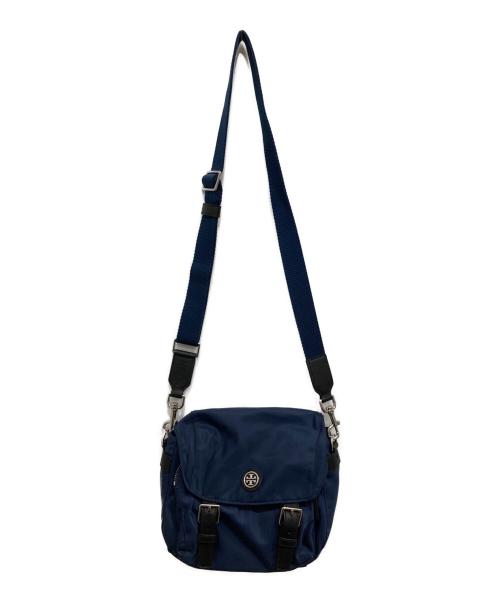 TORY BURCH（トリーバーチ）TORY BURCH (トリーバーチ) VIRGINIA SMALL MESSENGER ブルーの古着・服飾アイテム