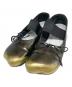 MM6 Maison Margiela（エムエムシックスメゾンマルジェラ）の古着「リボンディテールフラットパンプス」｜ブラック