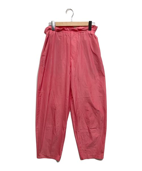 TOMORROW LAND（トゥモローランド）TOMORROW LAND (トゥモローランド) マイクロタフタウエストギャザーパンツ ピンク サイズ:Sの古着・服飾アイテム