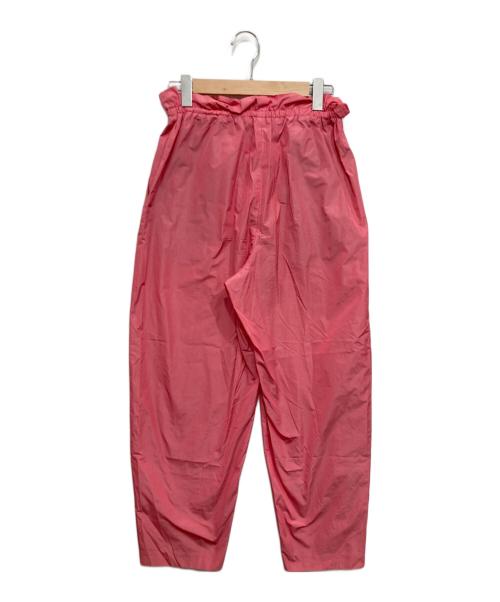 TOMORROW LAND（トゥモローランド）TOMORROW LAND (トゥモローランド) マイクロタフタウエストギャザーパンツ ピンク サイズ:Sの古着・服飾アイテム